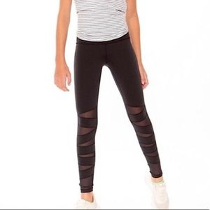 Ivivva by Lululemon high rise sheer black leggings (Y 14)